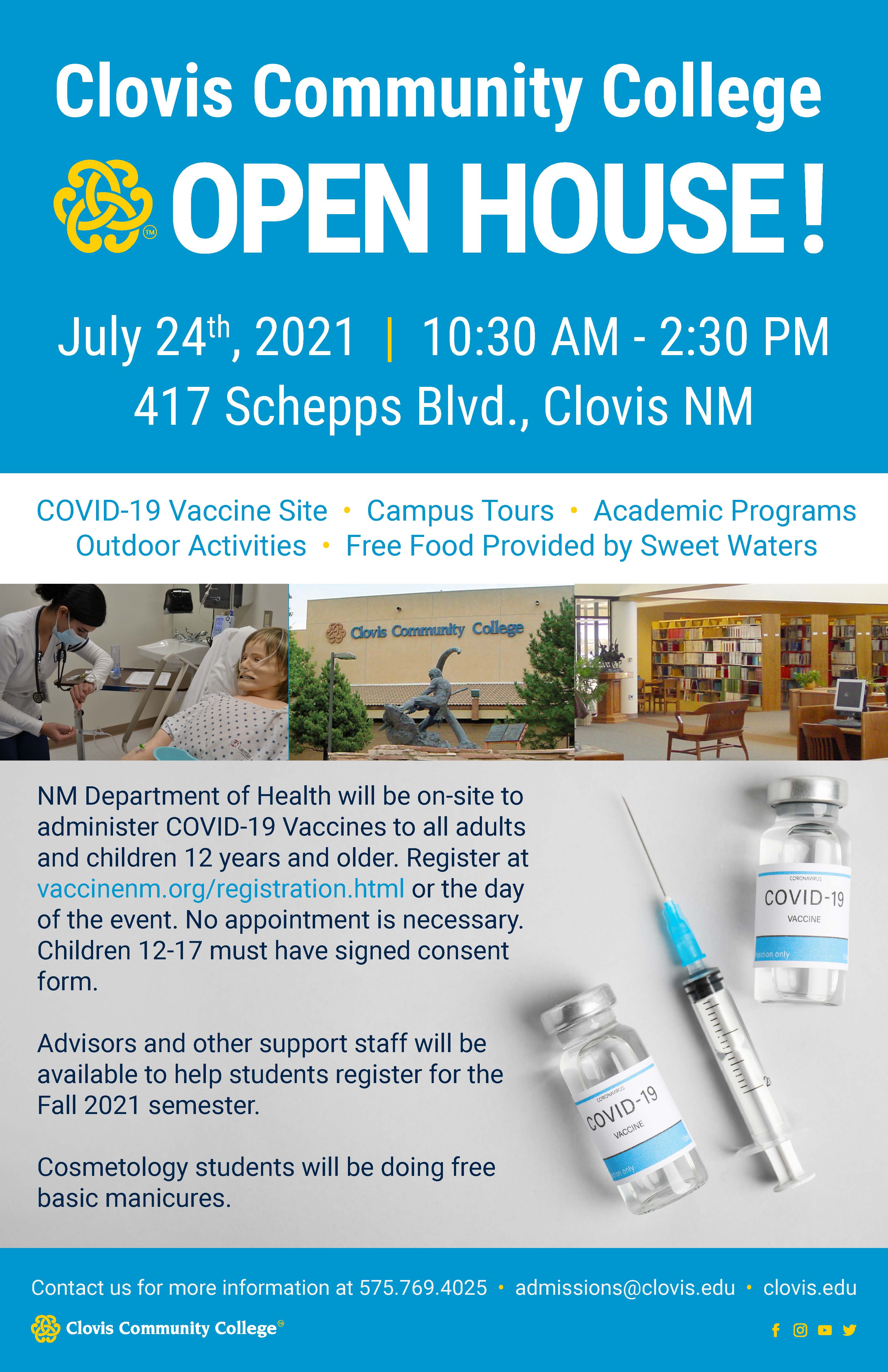 Clovis Comunity College Open House